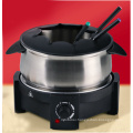 Electric Stainless Steel Fondue Set